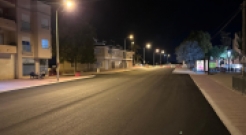 ​La avenida principal de Pozo Aledo es asfaltada y sus aceras renovadas con una inversión de 500.000€