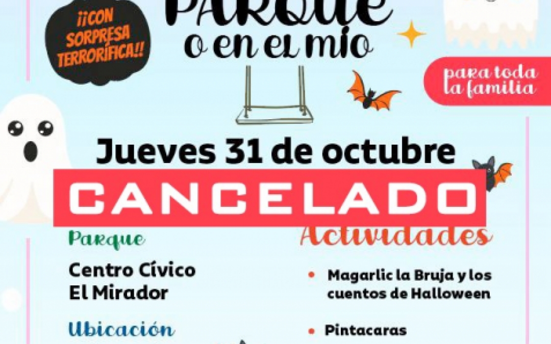 EVENTO CANCELADO 