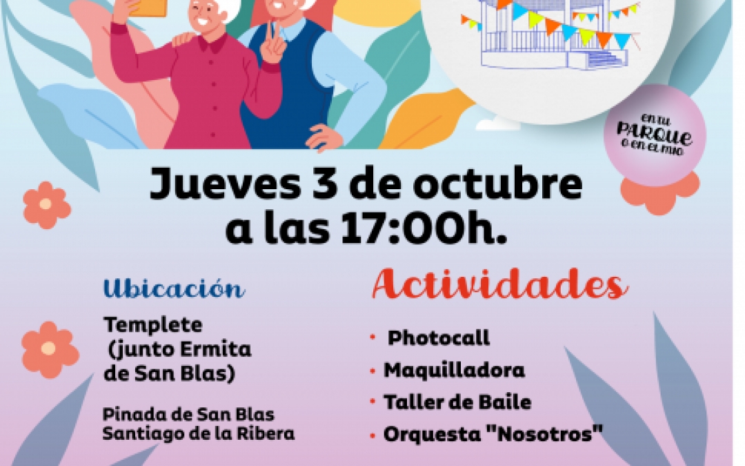 RED DE PUNTOS DE ENCUENTRO DE PERSONA MAYORES - 3 OCTUBRE - 17:00H - TEMPLETE DE SAN BLAS