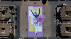 El mejor mural del Mundo , del mes de mayo, se encuentra en San Javier 
